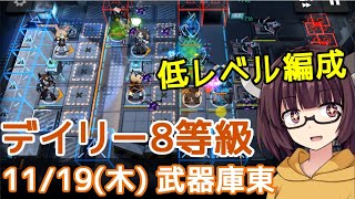 【危機契約#1】11/19 武器庫東☆寝起きりたんのデイリー消化【VOICEROID実況】