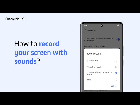 How to record your screen with sounds? ｜Easy Touch Easy Fun