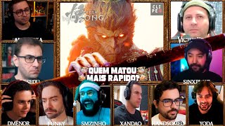 Streamers Reagindo Ao Boss Final de Black Myth Wukong  - Quem Matou Mais Rápido? #blackmyth #wukong
