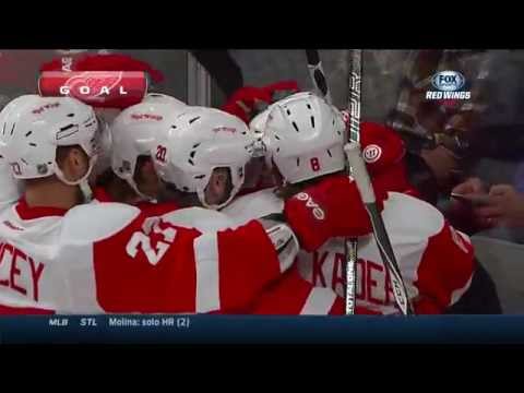 Luke Glendening First NHL Goal - April 5th 2014