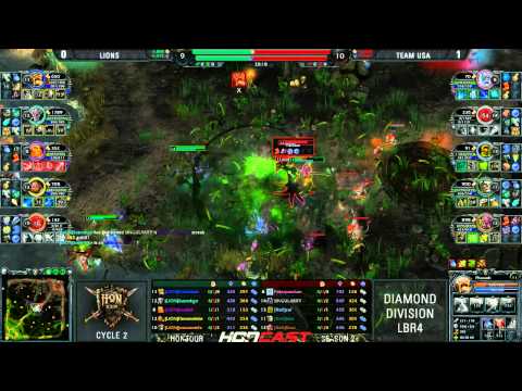 HoN Tour S2 Cycle 2 LBR4 - LION vs USA game 2