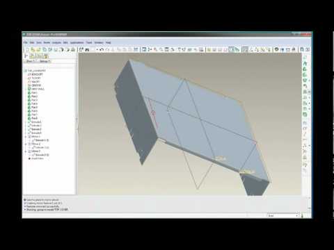 Pro ENGINEER WildFire 4 0 Sheetmetal Part 2   YouTube