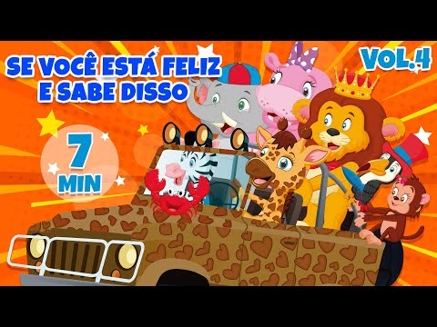 Se você está feliz e você sabe disso Vol. 4 - Giramille 7 min | Desenho Animado Musical