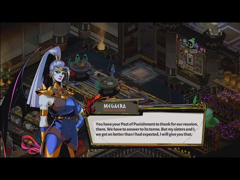 Zagreus is happy Megaera is working with her sisters - Hades