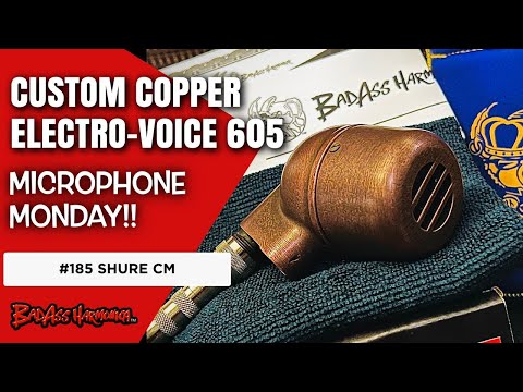 Best Blues Harmonica Microphones | Copper ElectroVoice Mic, Vintage Crystal  - Microphone Monday 185