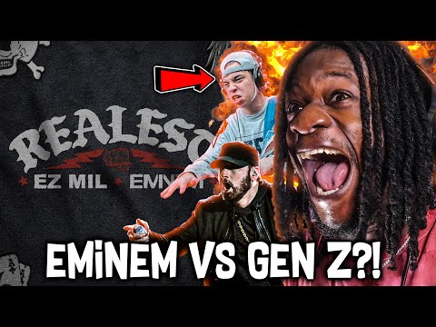 EMINEM & EZ MIL TALKIN SPICY! "Realest" (REACTION)