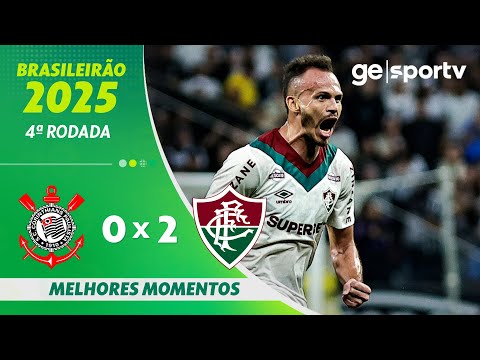 Gols e lances de Corinthians x Fluminense