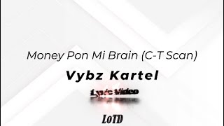 Vybz Kartel - Money Pon Mi Brain Lyrics