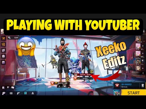 Playing With YouTuber @Xeeko-11 and Dortex FF | BR Rank Dou vs Dou | Garena Free Fire