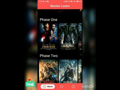 Demo video of Movie Lovers