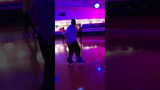 E Lee in his zone... Slow backwards w/ spins