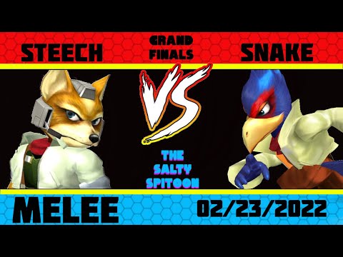 Salty Spitoon Melee #5 Grand Finals - Steech (fox) vs Snake (falco)