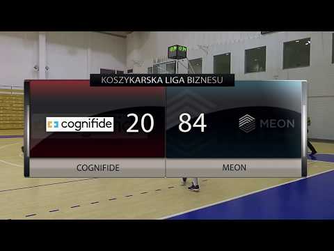 Cognifide vs MEON - III kolejka - Grupa A Poznań - Koszykarska Liga Biznesu