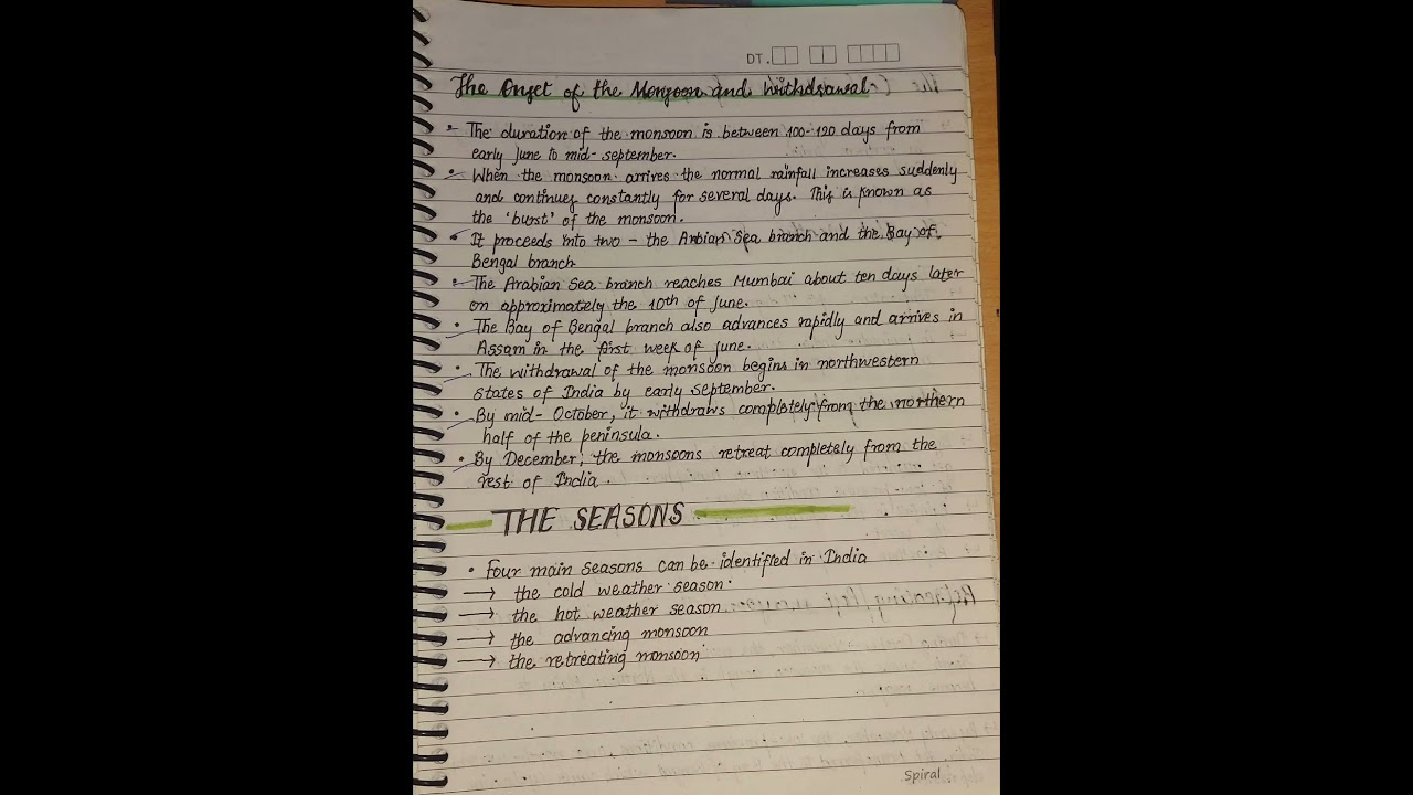 Class 9 geography chapter 4 climate notes  #geography #climate #notes
