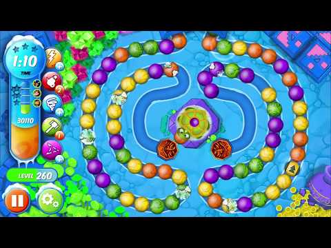 oka WWoka Marble Shooter level 256-260 - Game mini