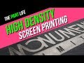 Special Effect Screen Printing With High Density Ink