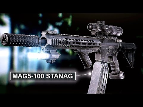 Meta M4A1 with a 100-MAG (M855A1 Ammo)