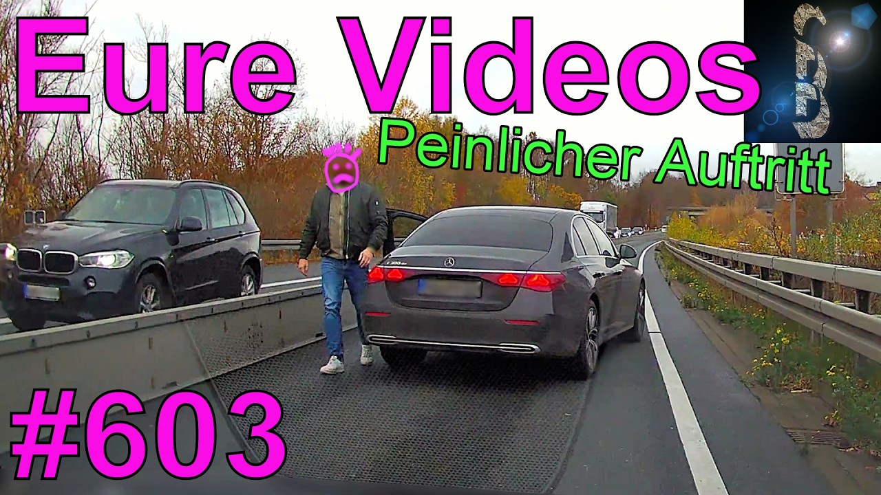 Eure Videos #603 - Dashcam - Road Rage Nötigung - LKW an Dauerrot - Pizza auf Autobahn