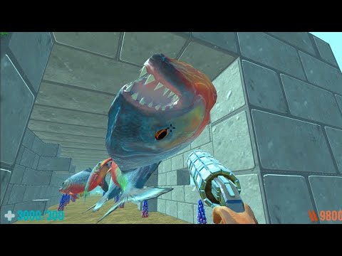 Survive in Under Water Dungeon - Fps perspective ! Animal Revolt Battle Simulator