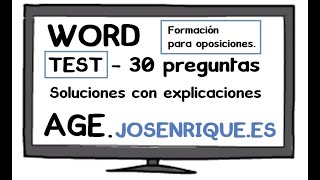 Test Word 【PDF y soluciones】