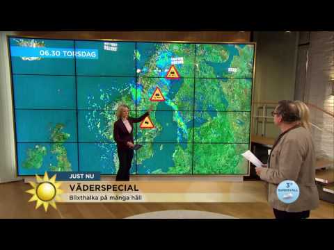 Meteorologen: "Håll er inomhus" - Nyhetsmorgon (TV4)