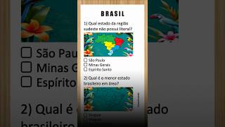 Desafio sobre o Brasil 🇧🇷
