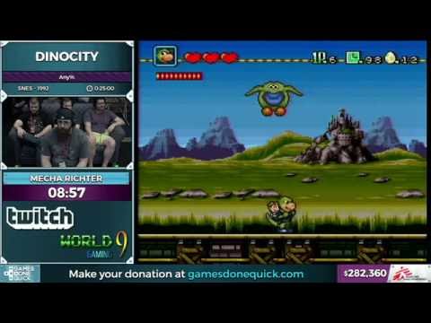 DinoCity by Mecha Richter in 22:56 - SGDQ 2016 - Part 73