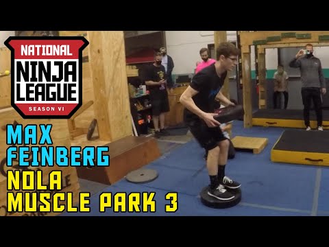 Max Feinberg 2nd Place NOLA Muscle Park (#3) | National Ninja League Season 6