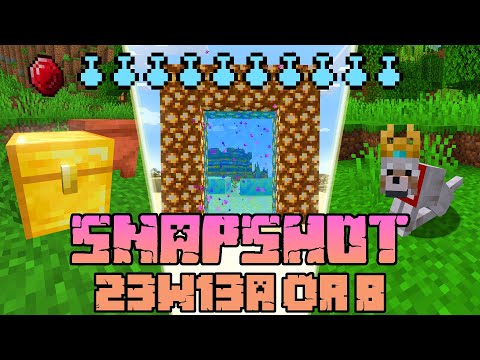 Minecraft: [Snapshot 23w13a or b] Portal To HEAVEN!  DESIRE!  COLORFUL LIGHT!