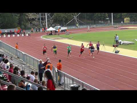 100 m-es férfi síkfutás 1. időelőfutam