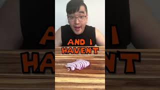 the lost art of cutting onions