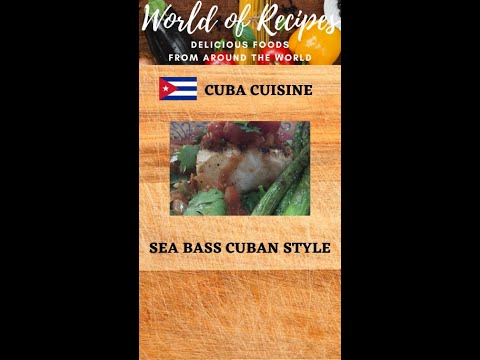 [CUBA CUISINE] Recipe For Sea Bass Cuban Style #Shorts