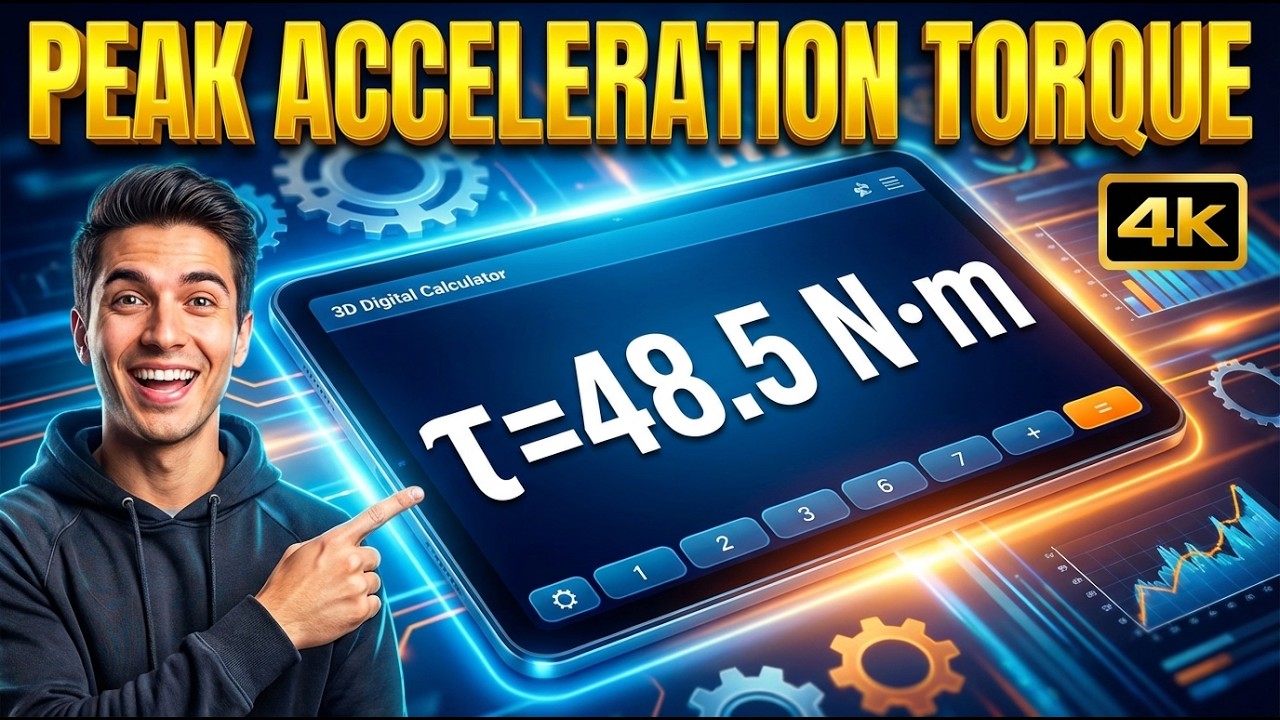 Peak Acceleration Torque Interactive Calculator