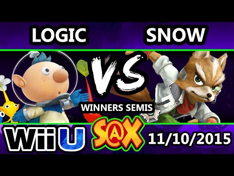 S@X 123 - Snow (Fox) Vs. VGBC | Logic (Olimar) SSB4 Winners Semis - Smash Wii U - Smash 4