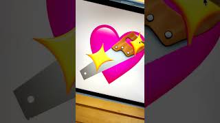 💖🪚 Sparkling Heart Emoji #creative #emoji #procreate