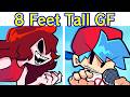 Friday Night Funkin Vs Yokai GF Japan Creepypasta Eight Feet Tall Lady Red Room FNF Mod JP