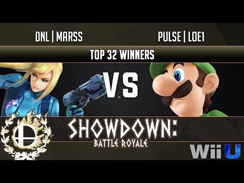 Showdown Battle Royale TOP 32 WINNERS - DNL | Marss (Zero Suit Samus) vs Pulse | LOE1 (Luigi, Wario)