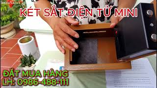 Mẫu Két Sắt Điện Tử Mini Siêu Tiện Cho Mọi Gia Đình – An Toàn, Bảo Mật Cao