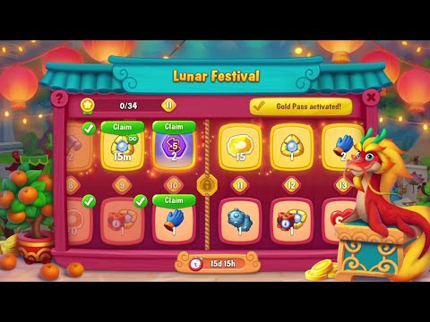 @Fishdom Level 10457 - 10459, Lunar Festival Event Level 10 🔓