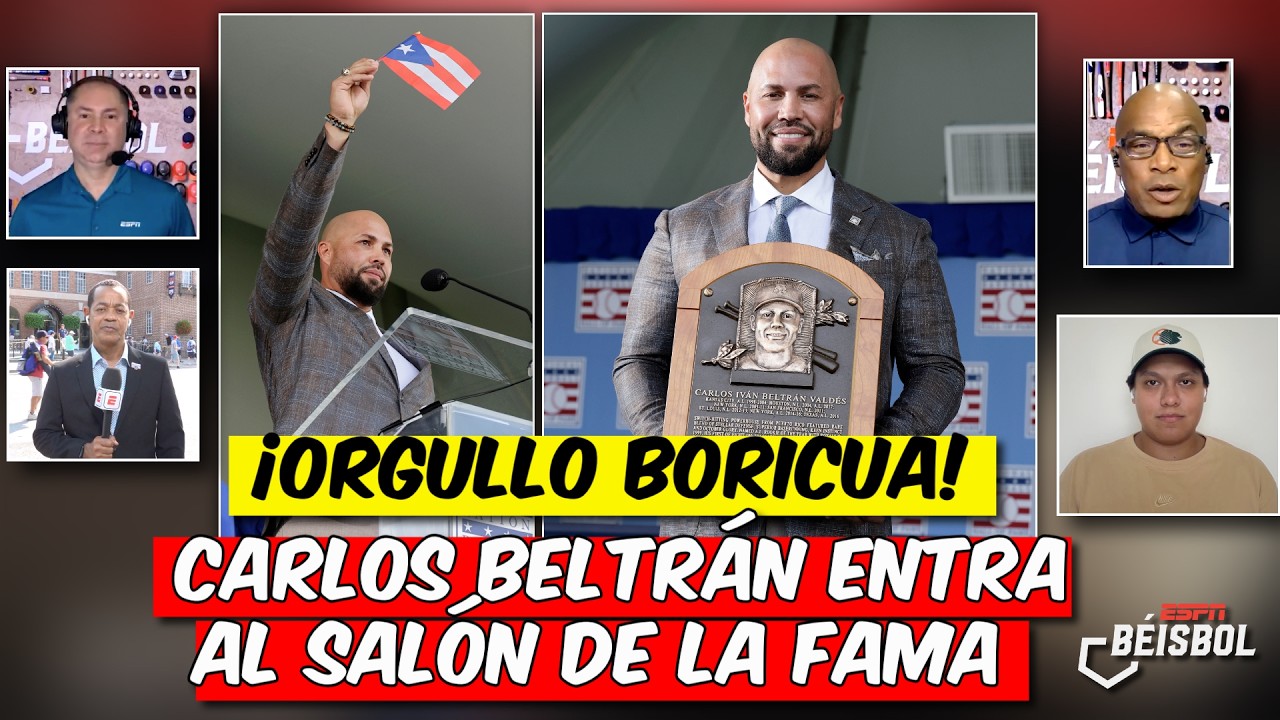 CARLOS BELTRÁN ES INMORTAL. El Salón de la Fama reconoce su carrera en Grandes Ligas | ESPN Beisbol