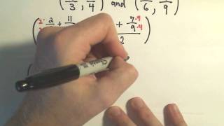 The Midpoint Formula - Finding the Midpoint