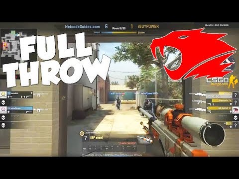 IBuyPower Throw Match Vs NetcodeGuides Full Highlights...
