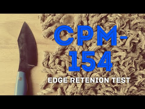 Edge Retention Test: CPM154 on Bark River JX6 Companion