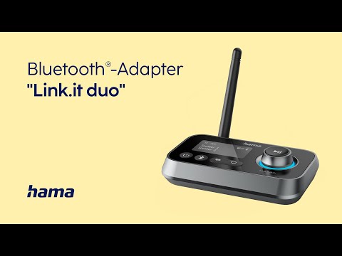 Hama Bluetooth®-Adapter "Link.it duo", Sender u. Empfänger, Bluetooth nachrüsten
