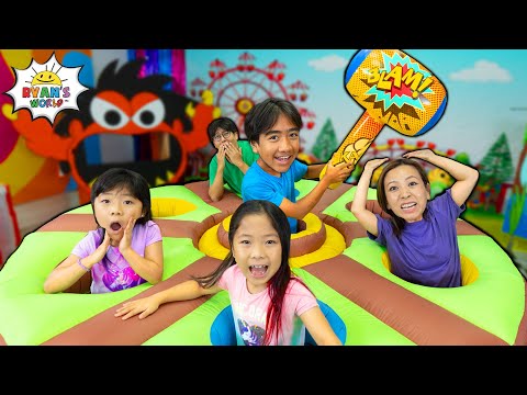 Ryan Takes on INSANE Carnival Games! 🎯 Can He Beat Them All?!