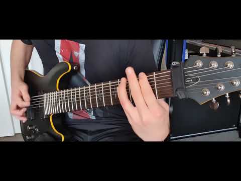 PERIPHERY - FOUR LIGHTS GUITAR COVER (Schecter Demon-8)