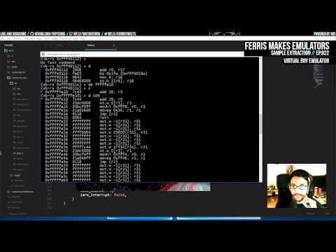 Ferris Makes Emulators Ep.022 - Sample Extraction