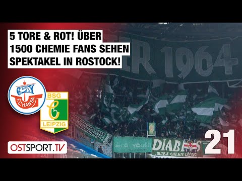 Over 1500 Chemie fans witness a 5-goal thriller: Rostock II - Chemie Leipzig | Regionalliga Nordost