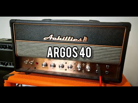 Achillies Argos 40w Head Hand Wired Amp - Black Bronco Copper image 2