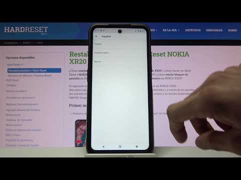 Cómo cambiar el idioma a español en NOKIA XR20 - poner NOKIA en español